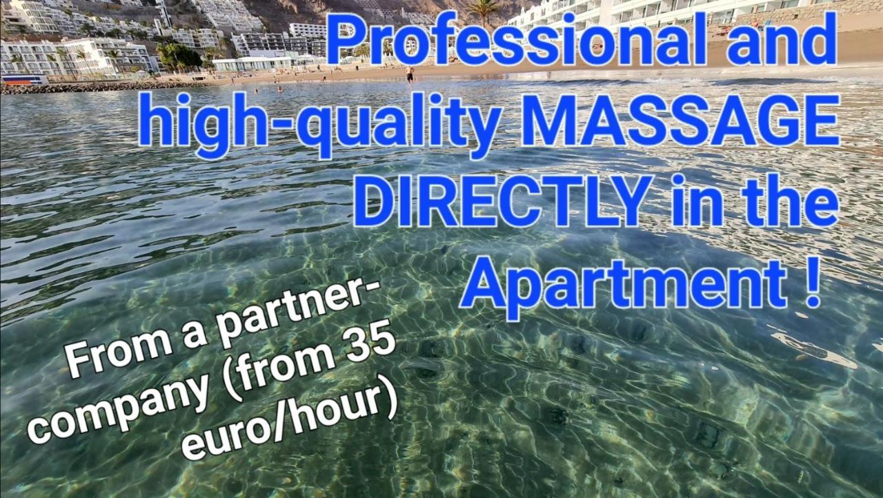 Deluxe Seaview-Sunsets !Transfe-R Inc! Pool,2Aircond,2Tv65",600Mb Dishwasher,,2 Beaches,Anfi-View Apartment Patalavaca Ngoại thất bức ảnh